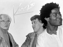 Mark Kostabi - Remote viewing - 2004 (olio su tela - con autentica diretta dell'artista su foto) Mark Kostabi - Remote viewing - 2004 (olio su tela - con autentica diretta dell'artista su foto)