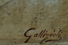 Giuseppe Gallizioli - Il Duomo di Milano - fine del XIX secolo (olio su tavola di cartone)