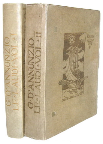 Gabriele D'Annunzio - Laudi del cielo (Maia, Elettra e Alcyone) - Treves 1903/04 (prima edizione)