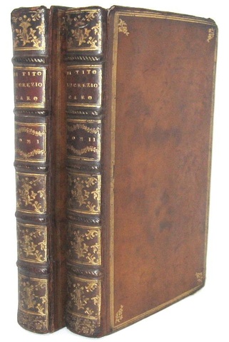 Lucrezio - Della natura delle cose tradotti da Alessandro Marchetti - 1754 (con decine di incisioni)