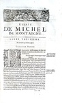 Un capolavoro del Cinquecento: Michel de Montaigne - Les Essais - 1657 (rara edizione in folio)