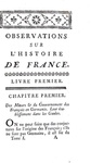 Mably - Observations sur l'histoire de France - A Geneve 1765