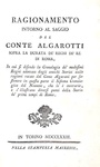 Il mestiere di storico: Galeani Napione - Saggio sopra l'arte storica - 1773 (rara prima edizione)