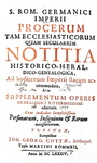 Imhof - Notitia historico genealogica S. Romani Germanici Imperii - 1684 (rara prima edizione) Imhof - Notitia historico genealogica S. Romani Germanici Imperii - 1684 (rara prima edizione)
