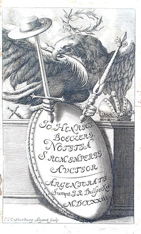 Storia dell'impero asburgico: Johann Heinrich Boecler - Notitiae S.R. Imperii - Argentorati 1723