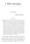 Un classico del Risorgimento: Massimo D'Azeglio - I miei ricordi - Firenze 1867 (prima edizione)