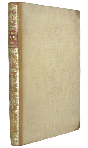 Montesquieu - Defense de l'Esprit des loix & La Roche - Critique - Geneve 1750 (raro - firma Necker)