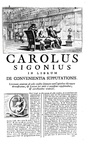 L'opera del grande storiografo modenese Carlo Sigonio: Opera omnia - Milano 1732-37 (sette volumi) L'opera del grande storiografo modenese Carlo Sigonio: Opera omnia - Milano 1732-37 (sette volumi)