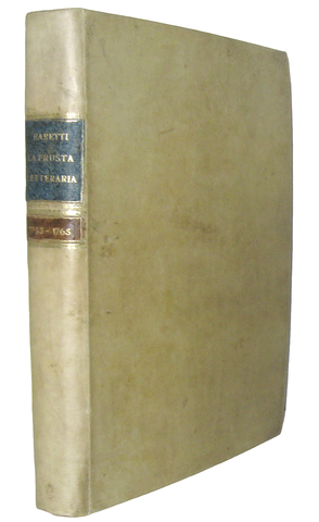 Il primo esempio di critica letteraria: La frusta letteraria (a cura di Giuseppe Baretti) - 1763/64
