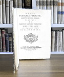 Ludovico Antonio Muratori - Trattato della pubblica felicit� - Parma, per li fratelli Borsi 1766