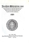 Bolla del cardinale Giacomo Savelli sul matrimonio clandestino - Roma, Blado 1564