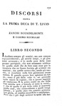 Niccol Machiavelli - Discorsi sopra la prima deca di Tito Livio - Milano, Nicol Bettoni 1821
