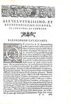 Bartolomeo Cavalcanti - La retorica, divisa in sette libri - Pesaro 1559 (rara terza edizione)