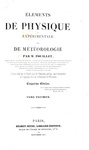 Fisica e meteorologia: Pouillet - Elements de physique et meteorologie - 1847 (con 40 belle tavole)