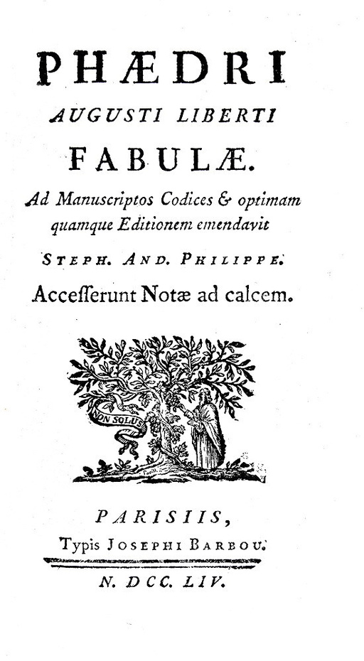 Le favole di Fedro: Phaedrus - Fabulae - Paris, Barbou 1754 (con numerose belle incisioni in rame) Le favole di Fedro: Phaedrus - Fabulae - Paris, Barbou 1754 (con numerose belle incisioni in rame)