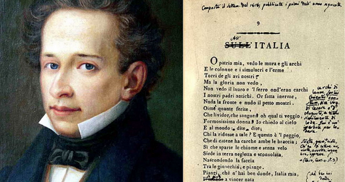 Giacomo Leopardi - All'Italia Giacomo Leopardi - All'Italia
