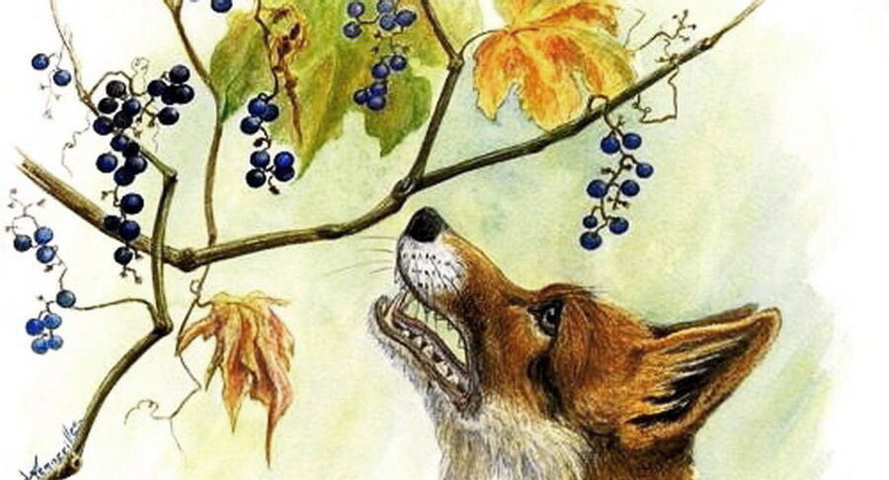 Esopo - La volpe e l�uva