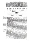 Bartolomeo Cavalcanti - La retorica, divisa in sette libri - Pesaro 1559 (rara terza edizione)