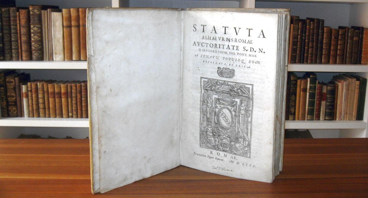 Gli statuti di Roma: Statuta almae urbis Romae - in aedibus Populi ...
