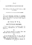 Costituzione della Repubblica Francese una e indivisibile - Venezia 1797 (rara traduzione italiana)