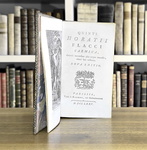 L'opera di Orazio in una bella edizione Barbou: Horatius - Carmina (Satyrarum, Epistolae...) - 1775