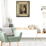 Vittorio Gussoni - La studentessa - anni Venti/Trenta del XX secolo (olio su tavola lignea) Vittorio Gussoni - La studentessa - anni Venti/Trenta del XX secolo (olio su tavola lignea)