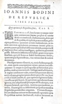 Un capolavoro cinquecentesco di politica: Jean Bodin - De republica libri sex - Francofurti 1591