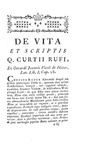 Le gesta di Alessandro Magno: Curtius Rufus - De rebus gestis Alexandri Magni historia - Paris 1757