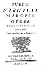 Virgilio - Opera (Eneide, Bucoliche, Georgiche e Poemi giovanili) - 1754 (con 17 bellissime tavole)