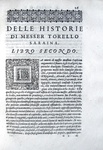 Saraina - Le historie e fatti de' Veronesi - Dell'origine et ampiezza della città di Verona - 1586