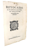 Bolla di Pio V che disciplina la messa durante i Vespri - Roma, Blado 1567