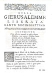 Torquato Tasso - La Gerusalemme liberata con le figure di Bernardo Castelli - 1724 (con 21 tavole)