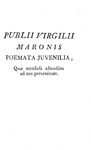 Virgilio - Opera (Eneide, Bucoliche, Georgiche e Poemi giovanili) - 1754 (con 17 bellissime tavole)