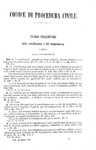 Codice civile del Regno d'Italia - Napoli 1868 e Codice di procedura civile - Napoli 1870