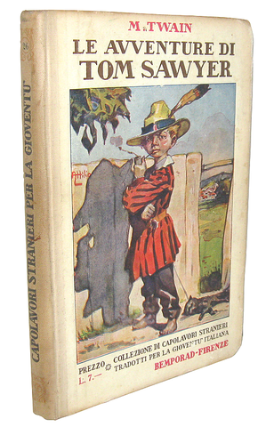 Mark Twain - Le avventure di Tom Sawyer - 1930 (con le belle illustrazioni di Attilio Mussino)