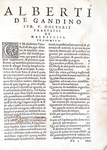 Alberto da Gandino - Tractatus diversi super maleficiis - Lione, Giunti 1555 (rarissimo e ricercato)