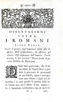 Roma e gli antichi Romani: Mably - Osservazioni sopra i Romani - 1766 (prima edizione italiana)