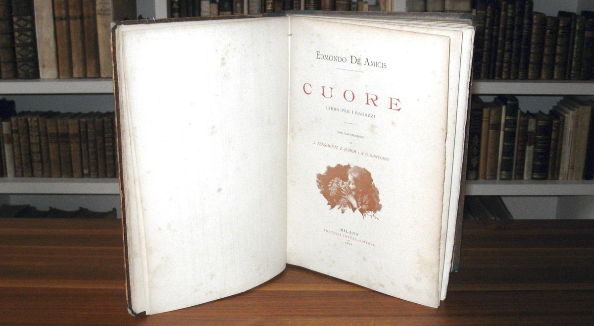 Libro Cuore Di Edmondo De Amicis Edmondo De Amicis - Cuore. Libro per i ragazzi - Treves 1892 (rarissima