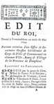 Codificazione in Francia: Code municipal ou le recueil des principaux edits - A Grenoble1760