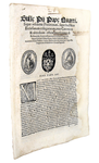 Bolla di Pio IV che disciplina i sacramenti e le competenze clericali - Roma, Blado 1562