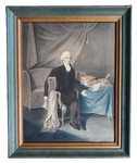 William Douglas - Ritratto di gentiluomo con libri antichi - 1803 (acquerello su carta)