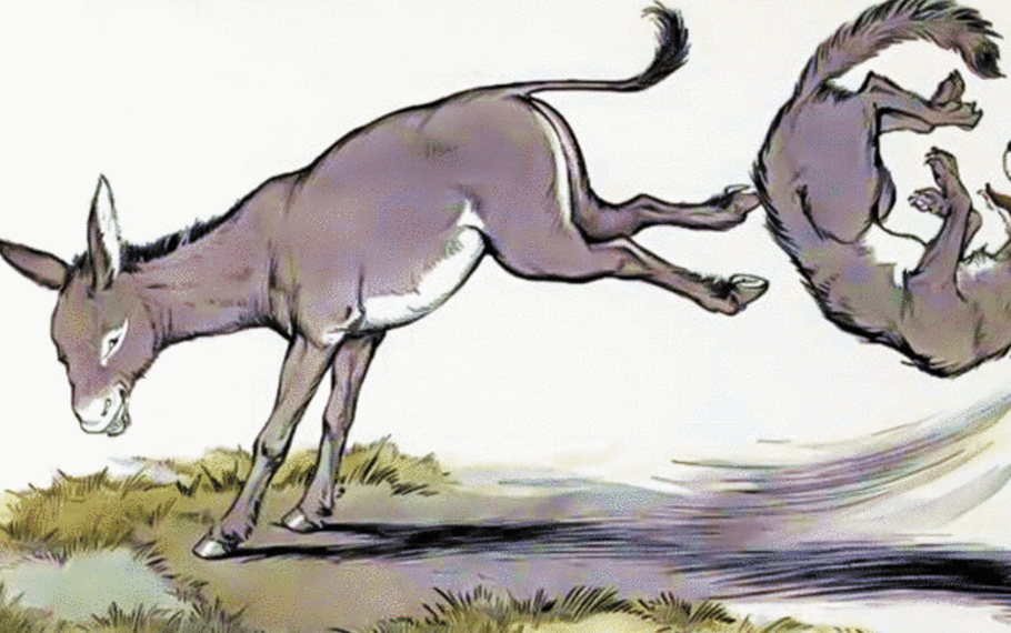 Esopo - L'asino e il lupo