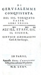 Torquato Tasso - Di Gerusalemme conquistata libri XXIIII - Parigi 1595 (magnifica legatura - raro)