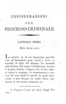 L'Illuminismo in Italia: Francesco Mario Pagano - Considerazioni sul processo criminale - 1801