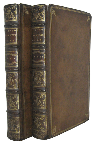 Lucrezio - Della natura delle cose tradotti da Alessandro Marchetti - 1754 (con decine di incisioni)