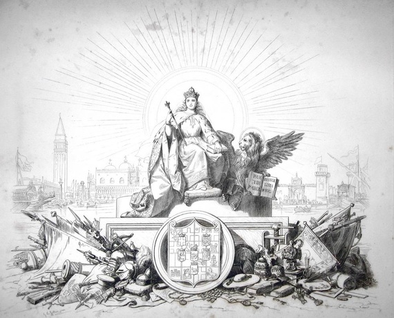 Gatteri-Zanotto - Storia veneta (con 150 tavole) - 1864