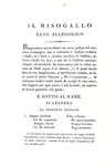 Vittorio Alfieri -  Il Misogallo. Prose e rime - Londra (ma Pisa) - 1799 (rara prima edizione)