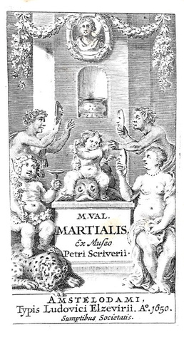 Il pi grande epigrammista in lingua latina: Marziale - Epigrammata - Elzevier 1650 (bella legatura)