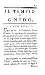 Montesquieu - Il Tempio di Gnido tradotto da Carlo Vespasiano - Parigi, presso Prault 1767
