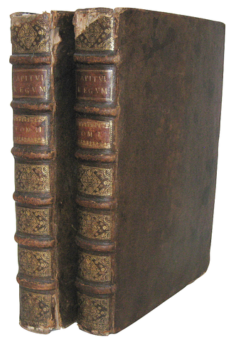 Capitularia regum Francorum, Stephanus Baluzius tultensis in unum collegit - Parisiis 1677